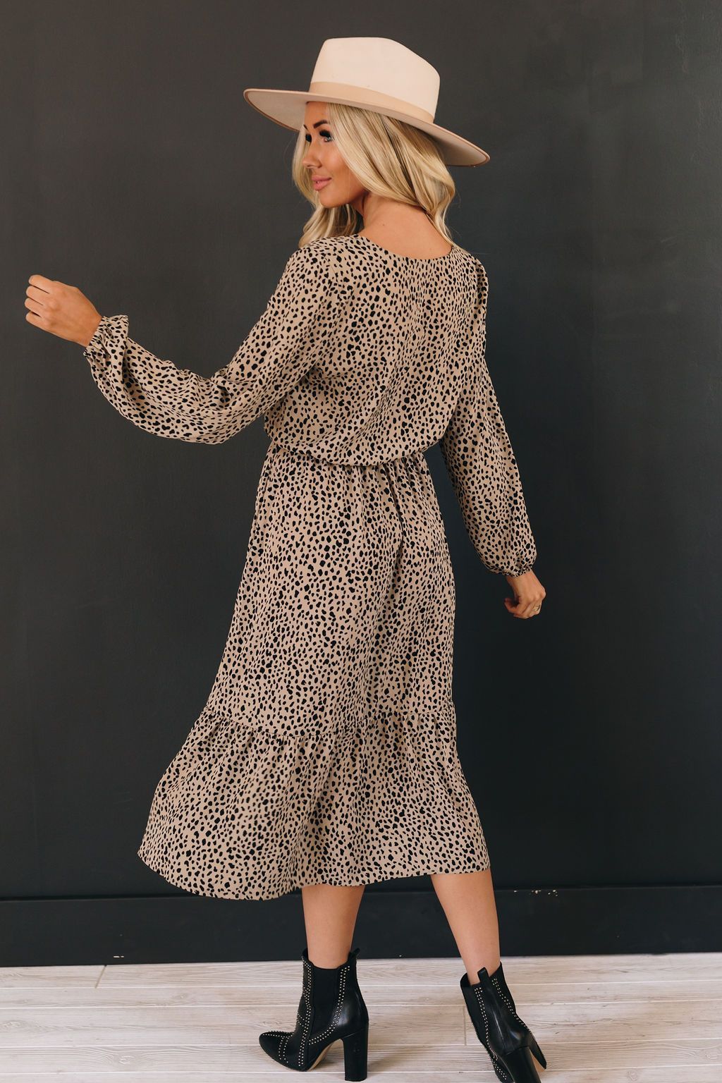 Lost in Paris Leopard Dress