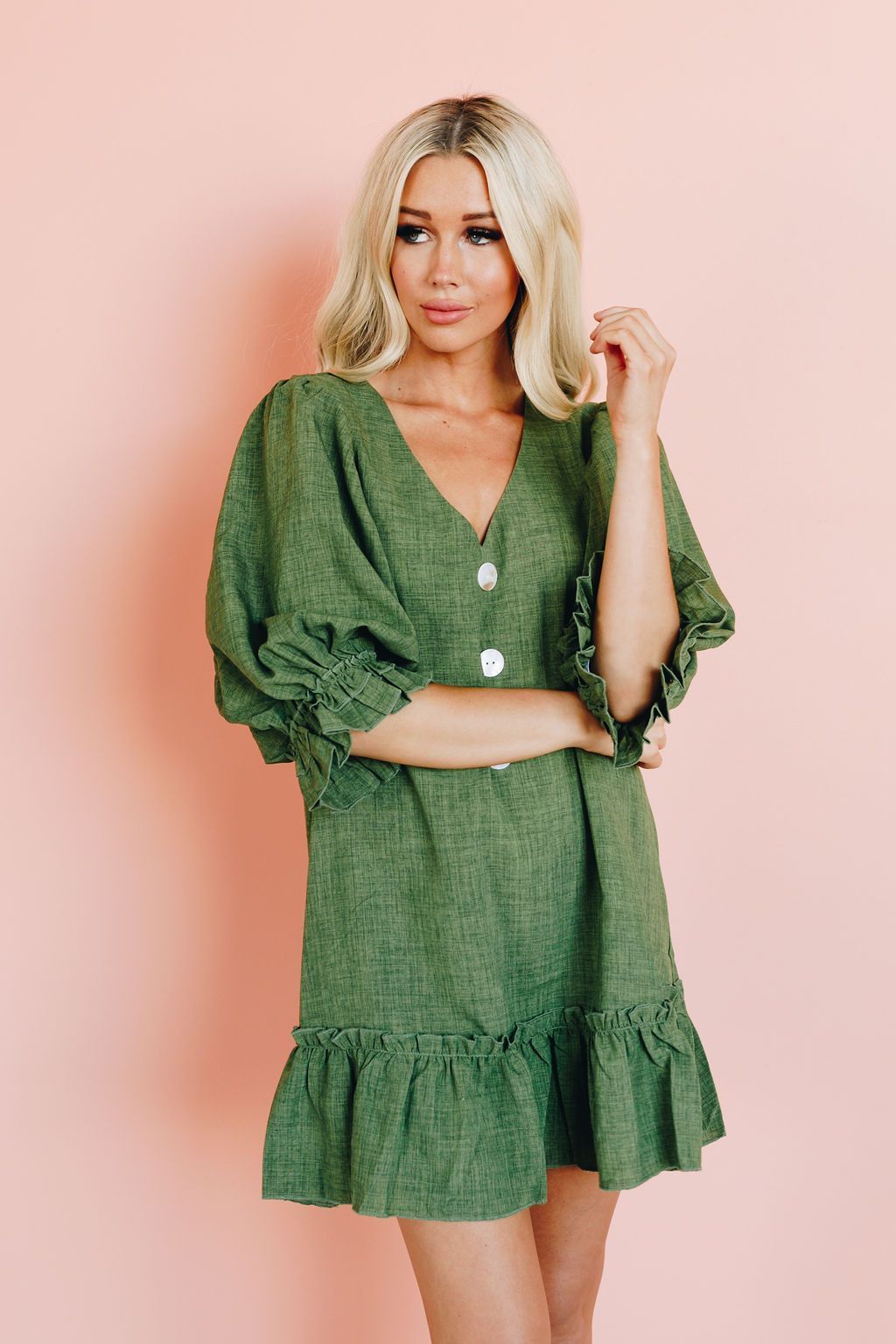 Hold On Tiered Tunic Dress