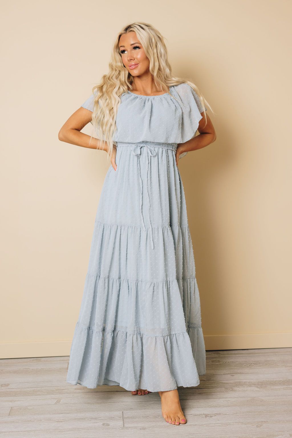 Macy Off Shoulder Maxi Dress
