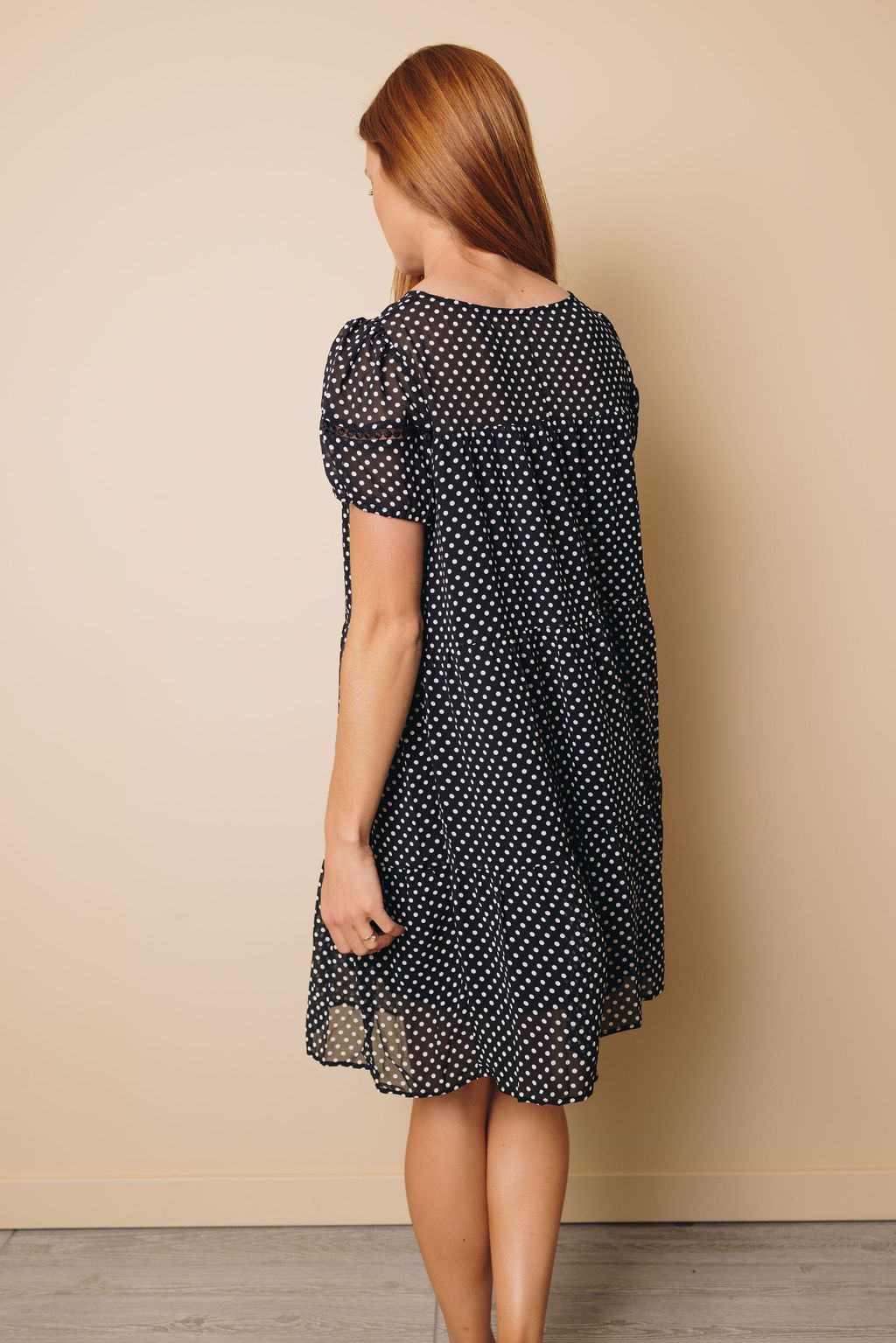Kendrick Polka Dot Swing Dress