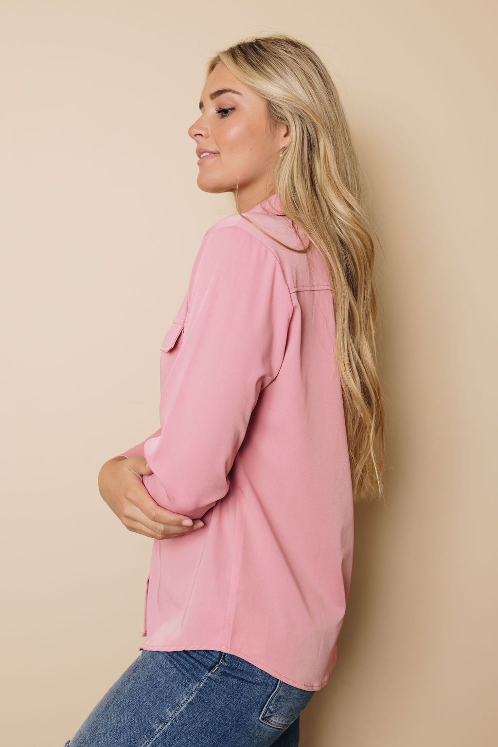 Gene Collar Button Shirt