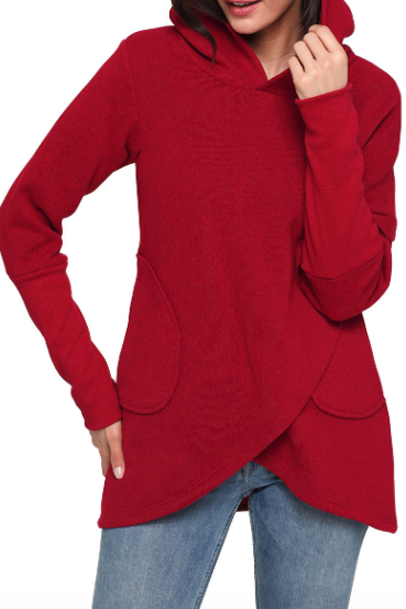 Designer Inspired Wrap Sweater