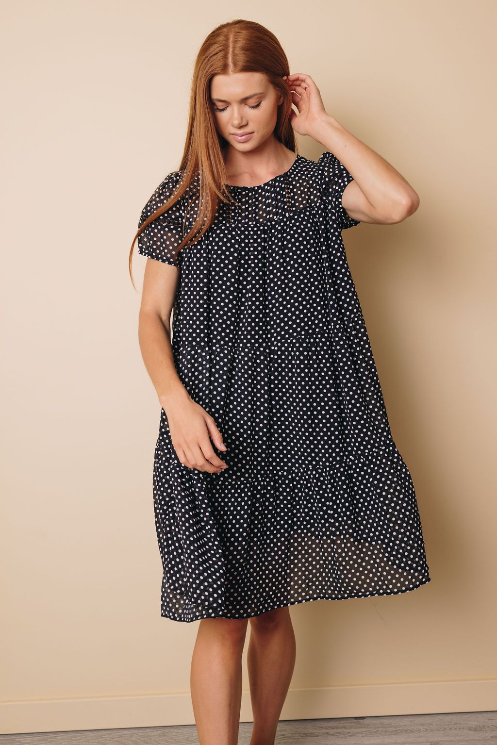Kendrick Polka Dot Swing Dress