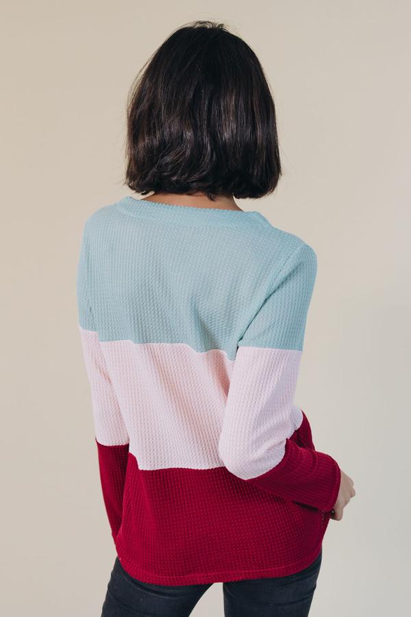 Ali Waffle Knit Pullover