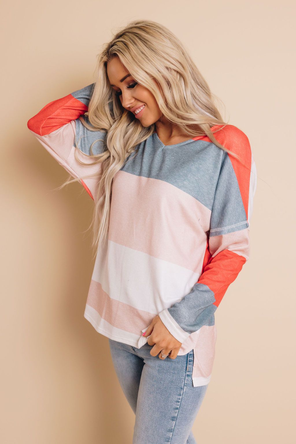 Connie Colorblock Top