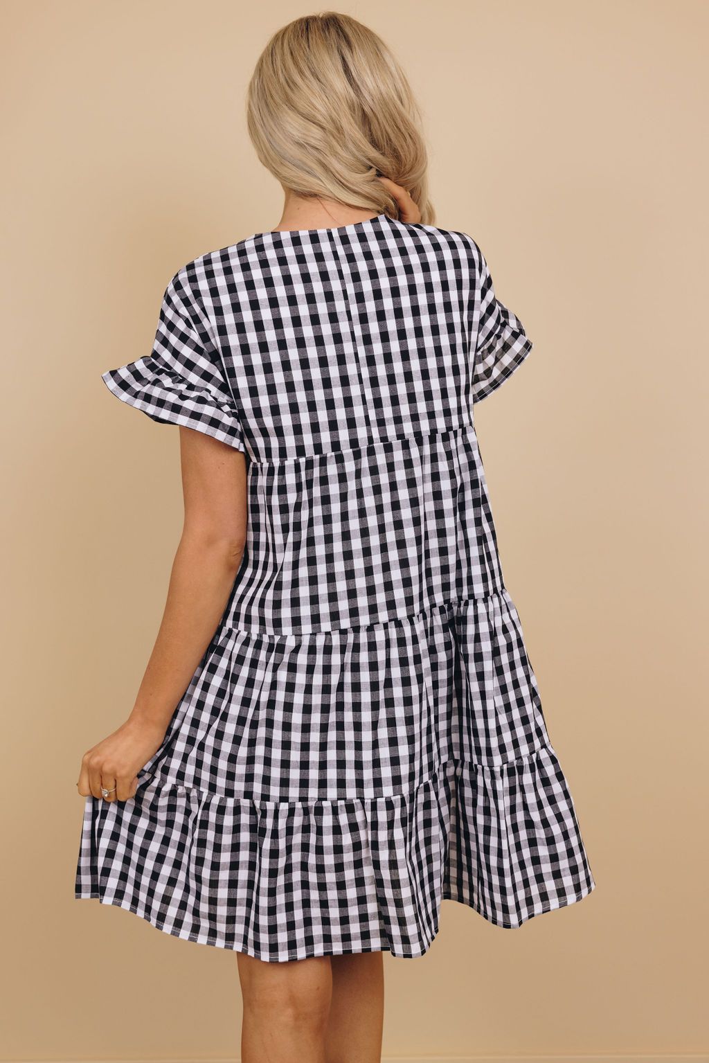 Acure Plaid Swing Dress