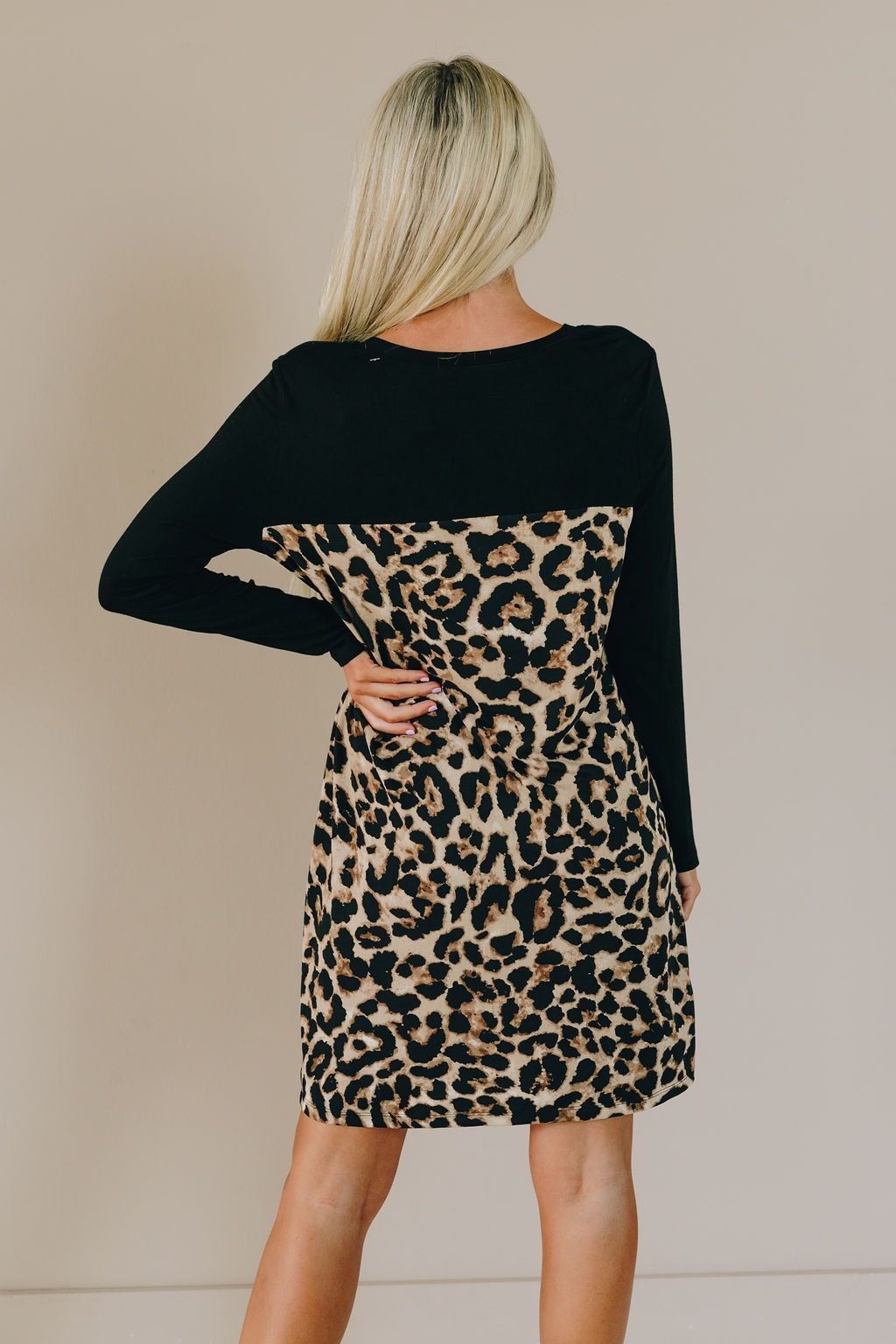 Here's to You Leopard Dress