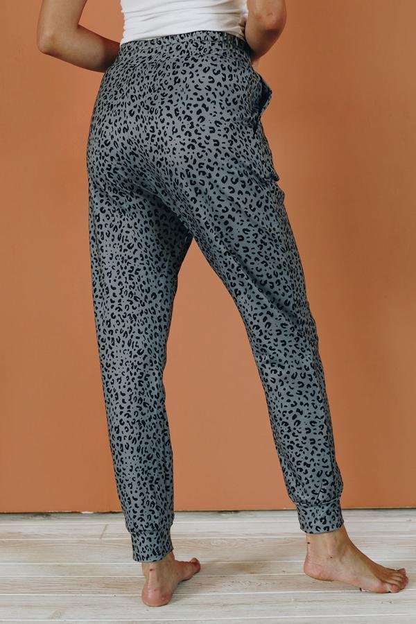 Falling Slowly Leopard Joggers