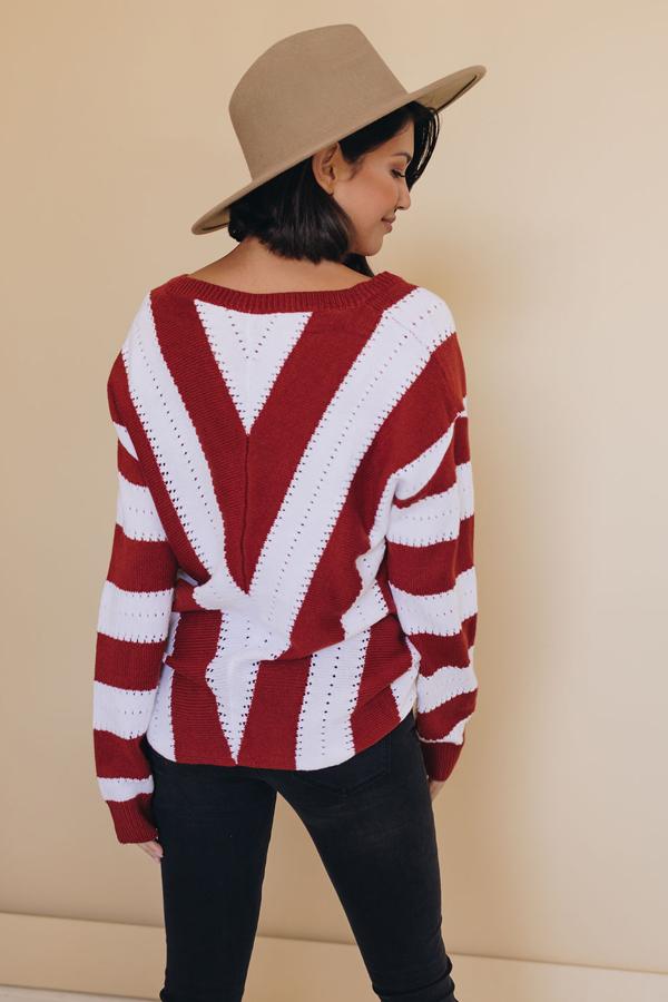 Afterglow Striped Sweater