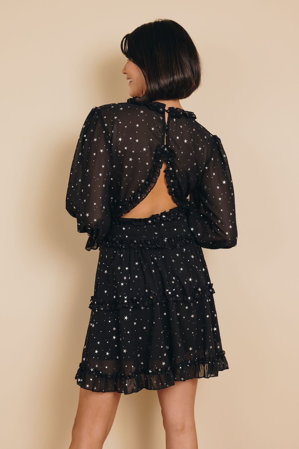 Shining Star Ruffle Dress