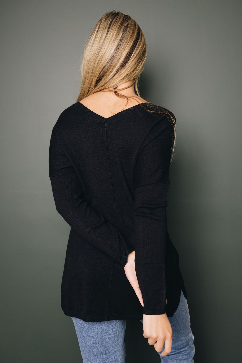 Flow My Way Soft V-Neck Sweater