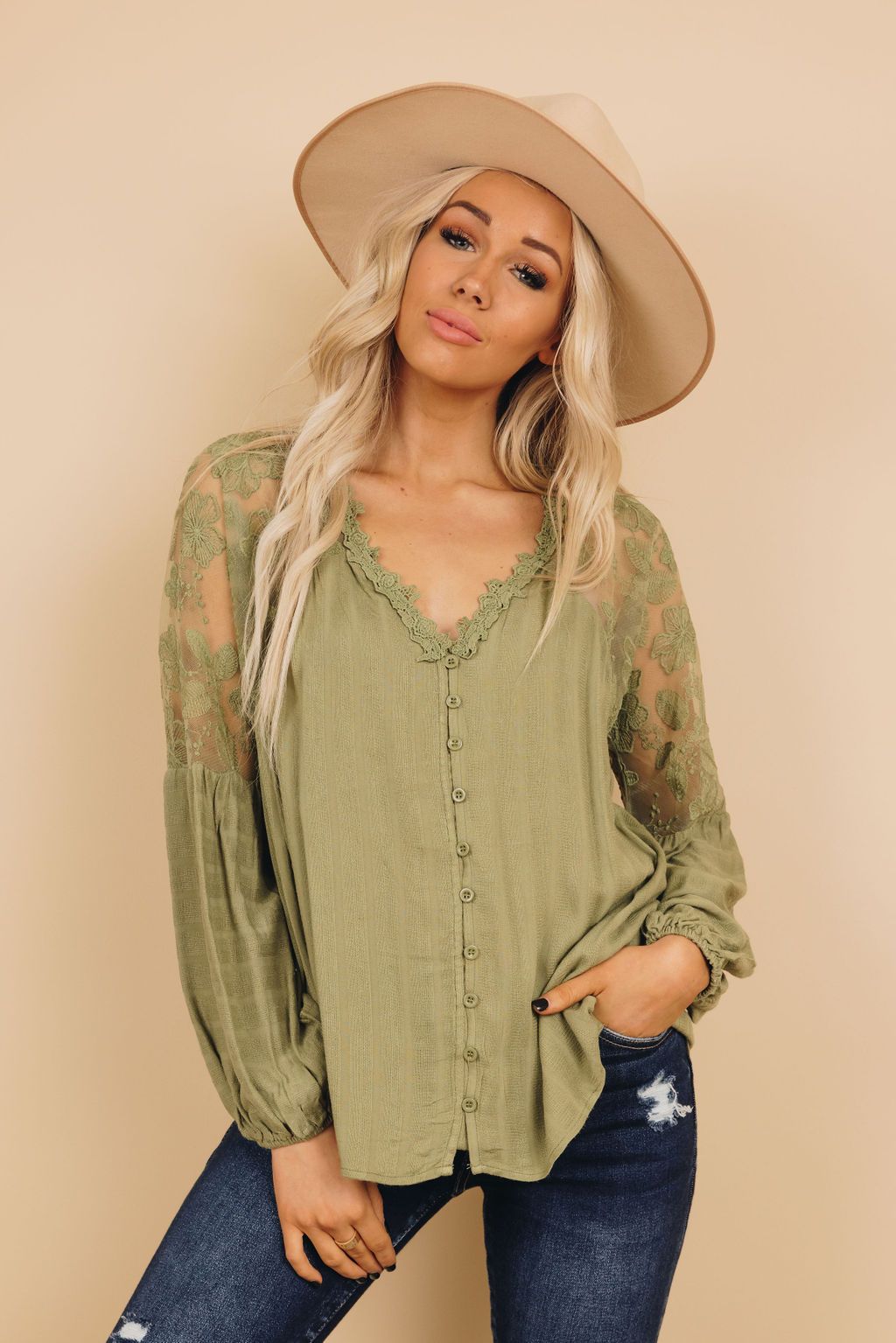 All My Love Lace Blouse