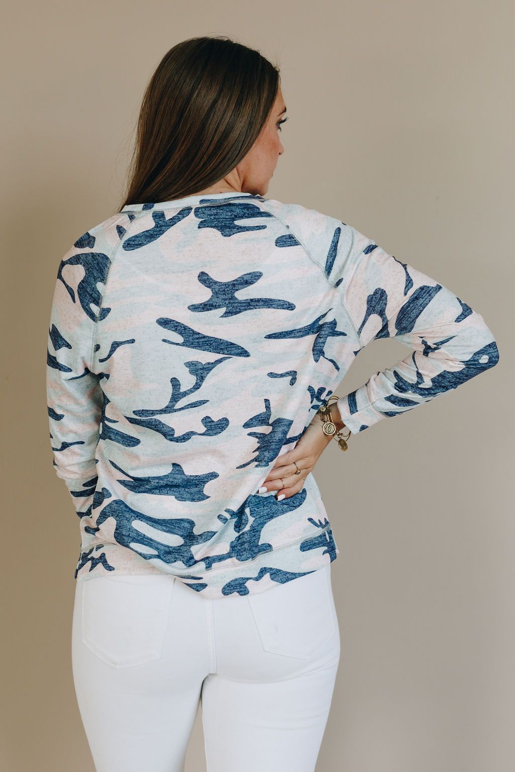 Don't Blend In Camo Pullover