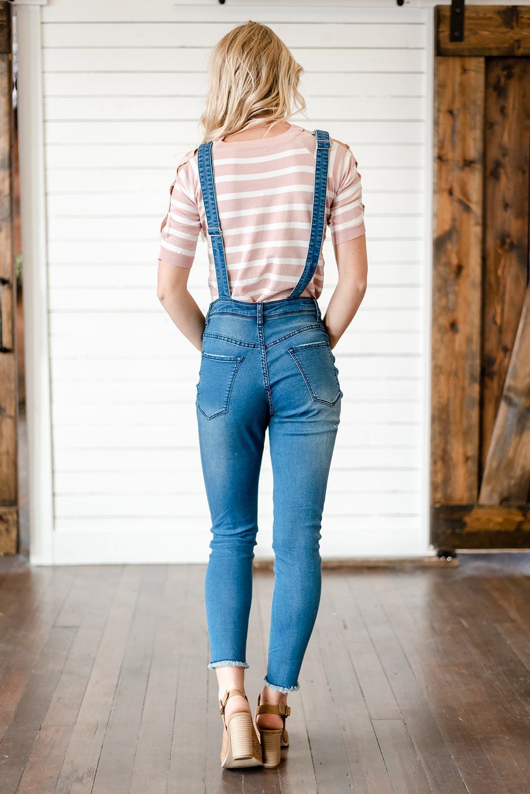 Milan Distressed Overalls