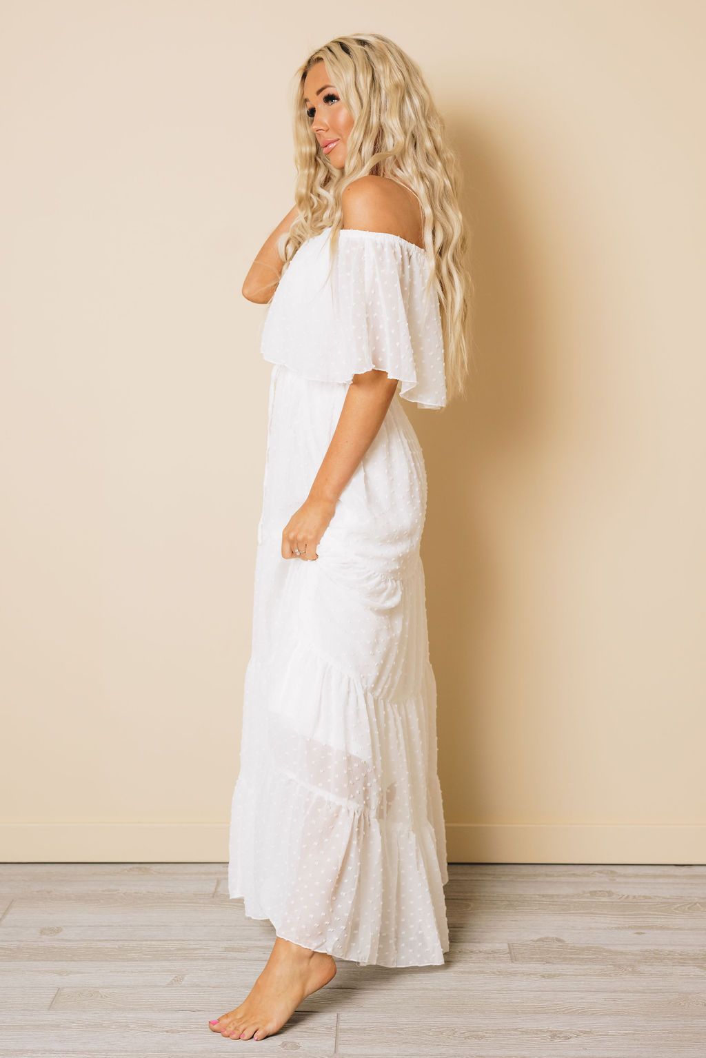 Macy Off Shoulder Maxi Dress