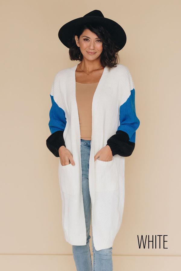 Mia Colorblock Cardigan