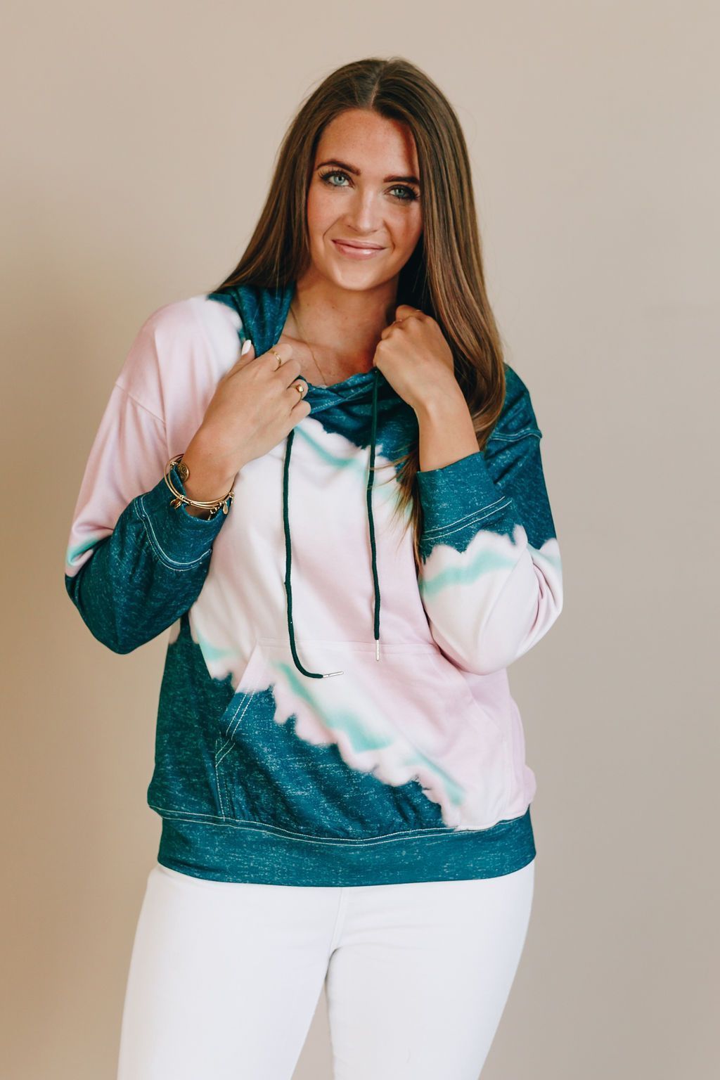 Swipe Right Tie Dye Hoodie
