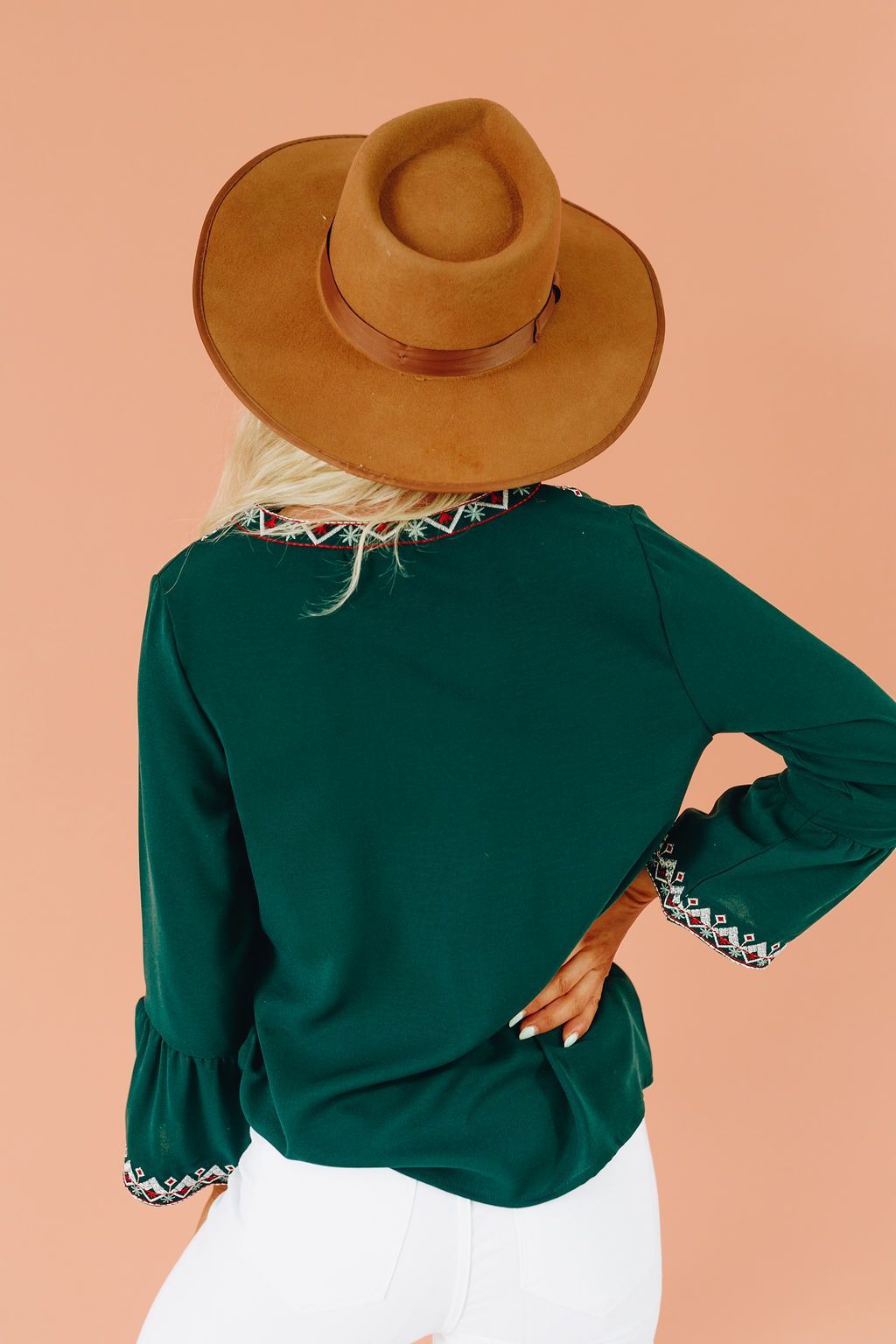 Royal Reign Embroidered Blouse