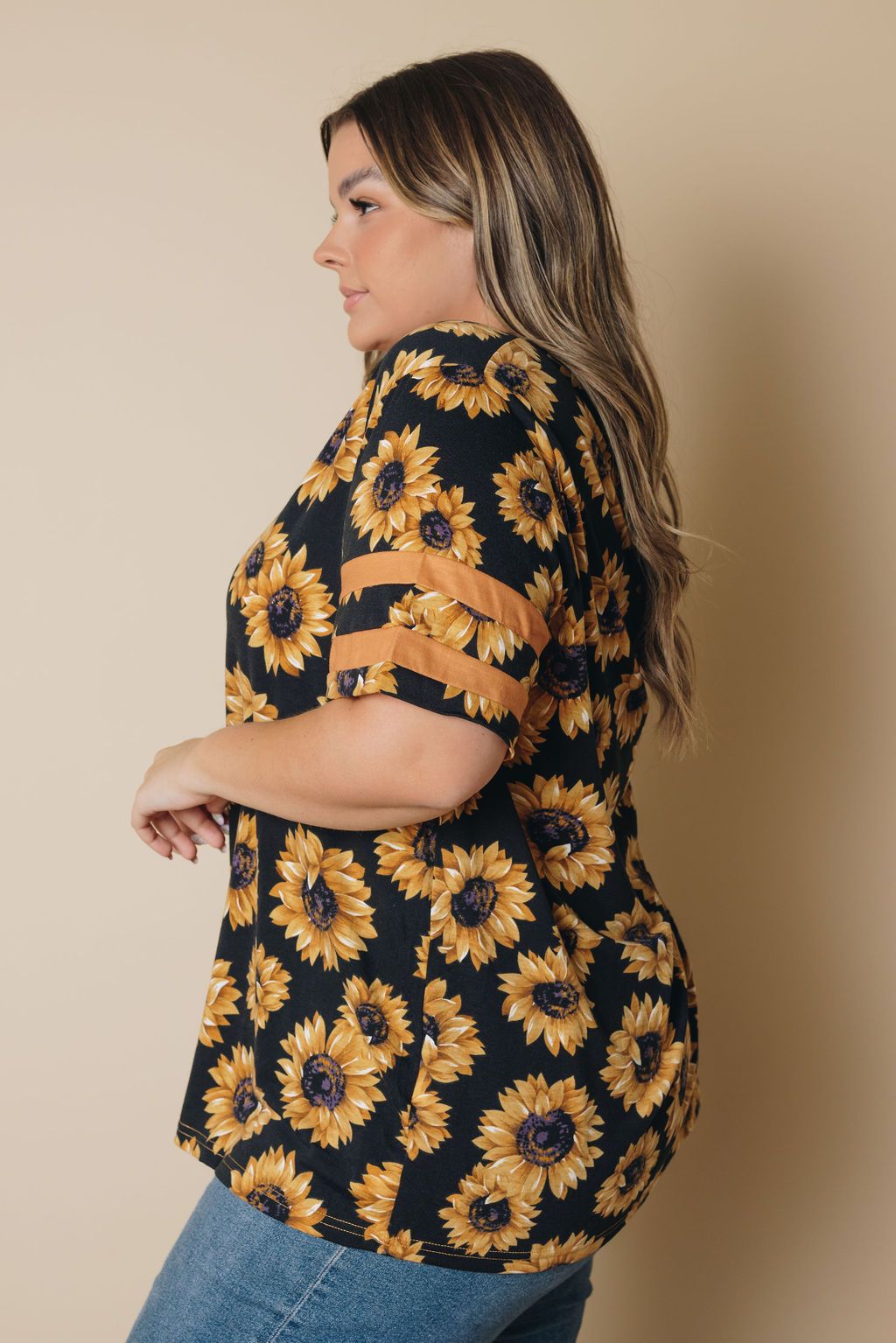 Plus Size - Hariis Patterned Tee
