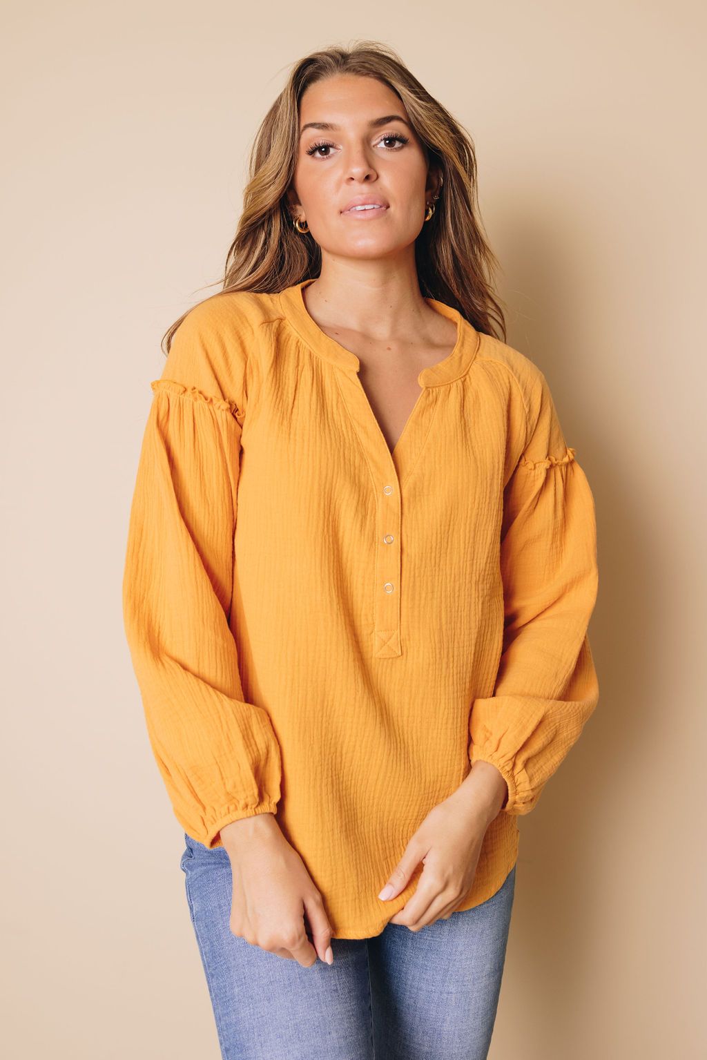 Fable Balloon Sleeve Top