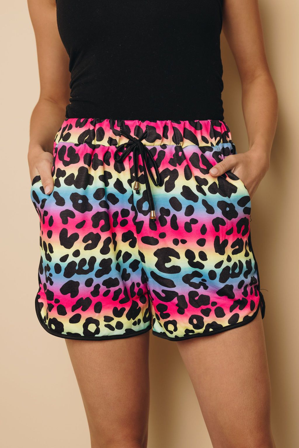 Letty Printed Drawstring Shorts