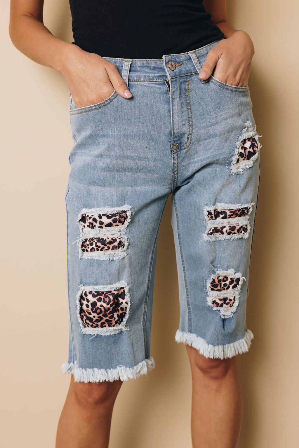 Wild Soul Patterned Bermuda Shorts