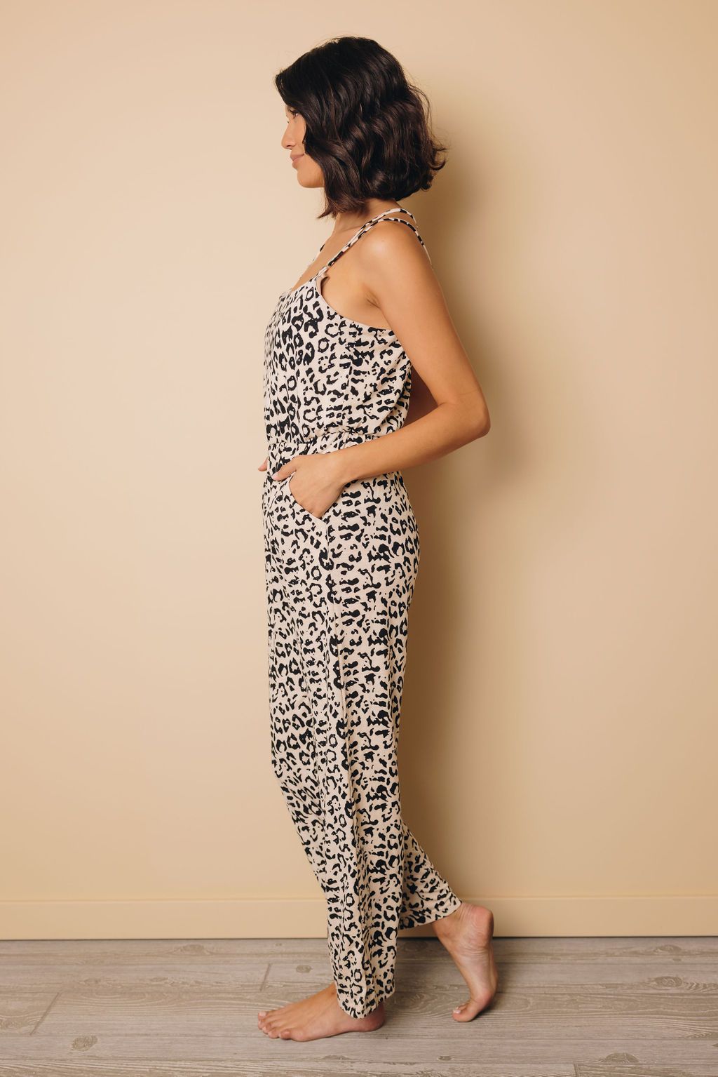 Tracy Leopard Jumpsuit