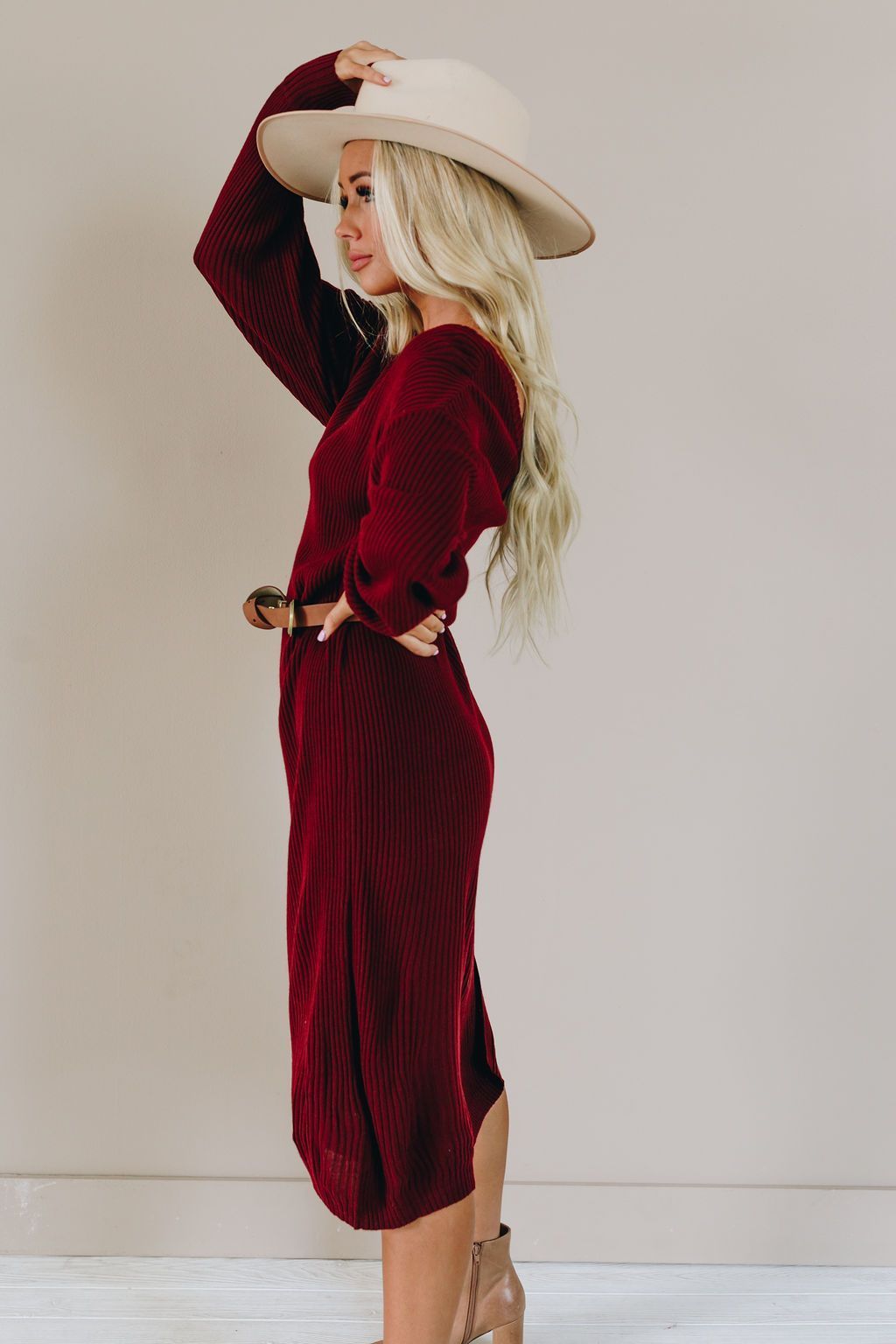 Snuggle Me Up Sweater Dress