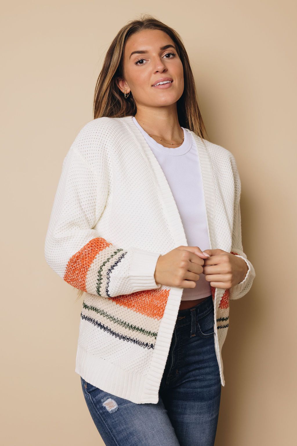 Glenna Open Front Cardigan