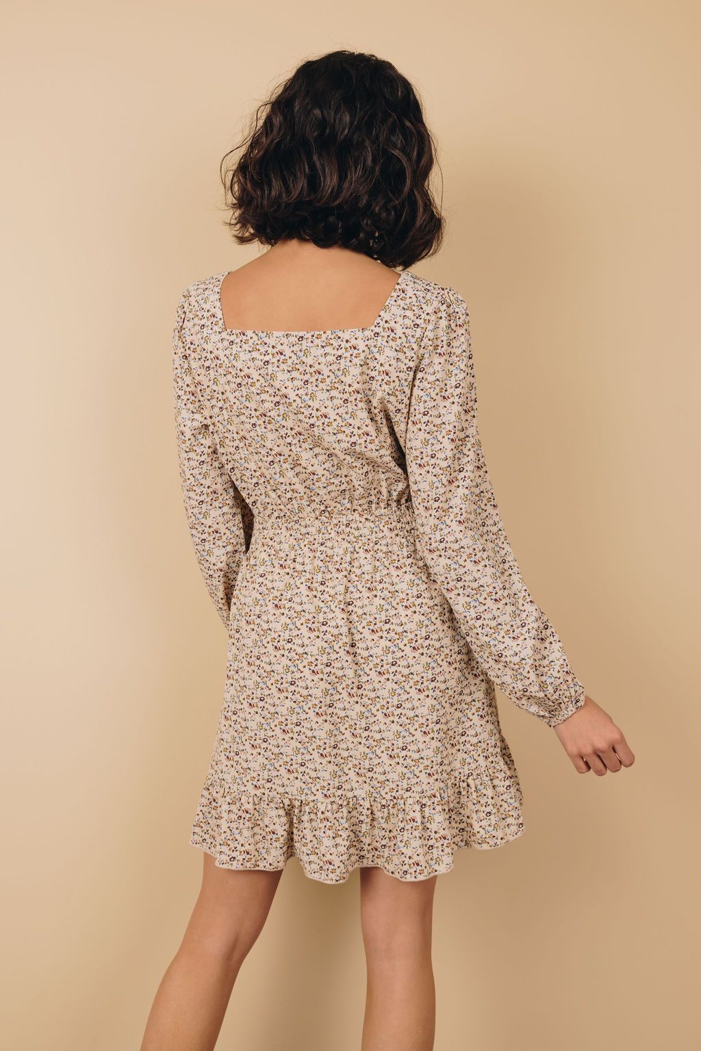 Naomi Ruffle Floral Dress