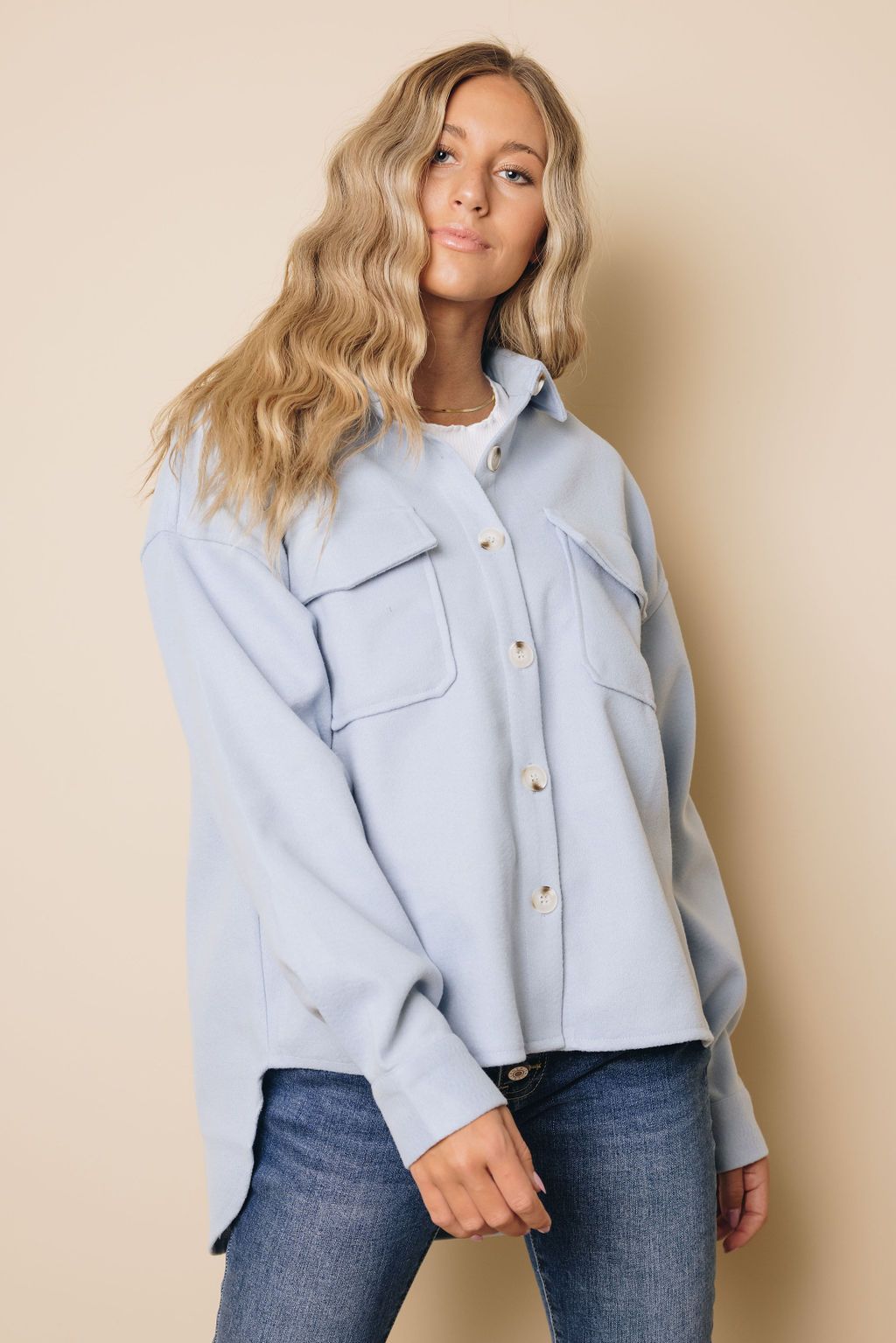 Cecile High Low Hem Coat