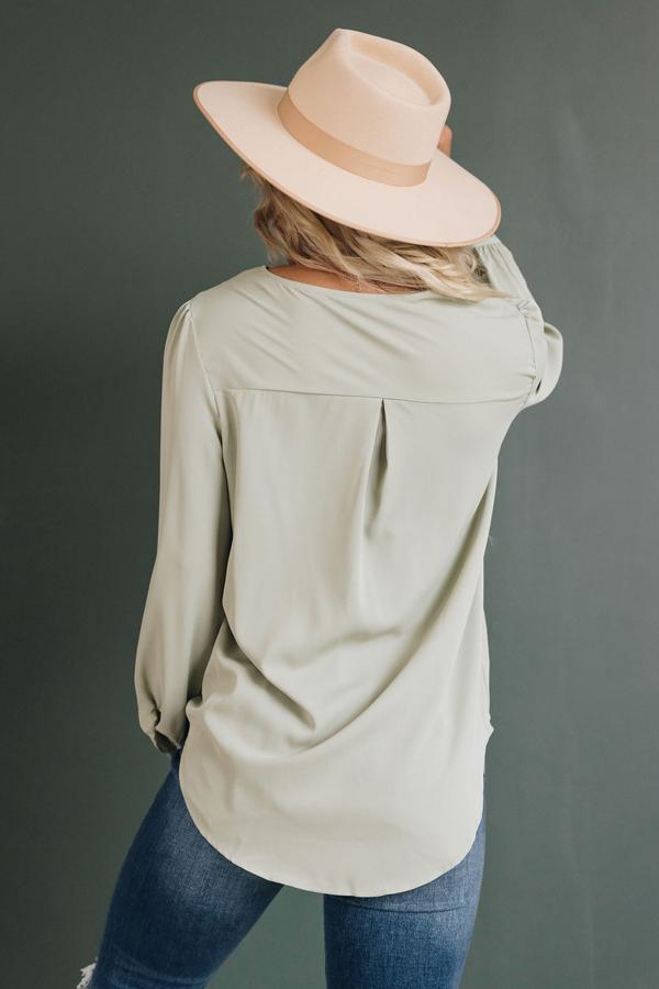 Adore You Button Blouse