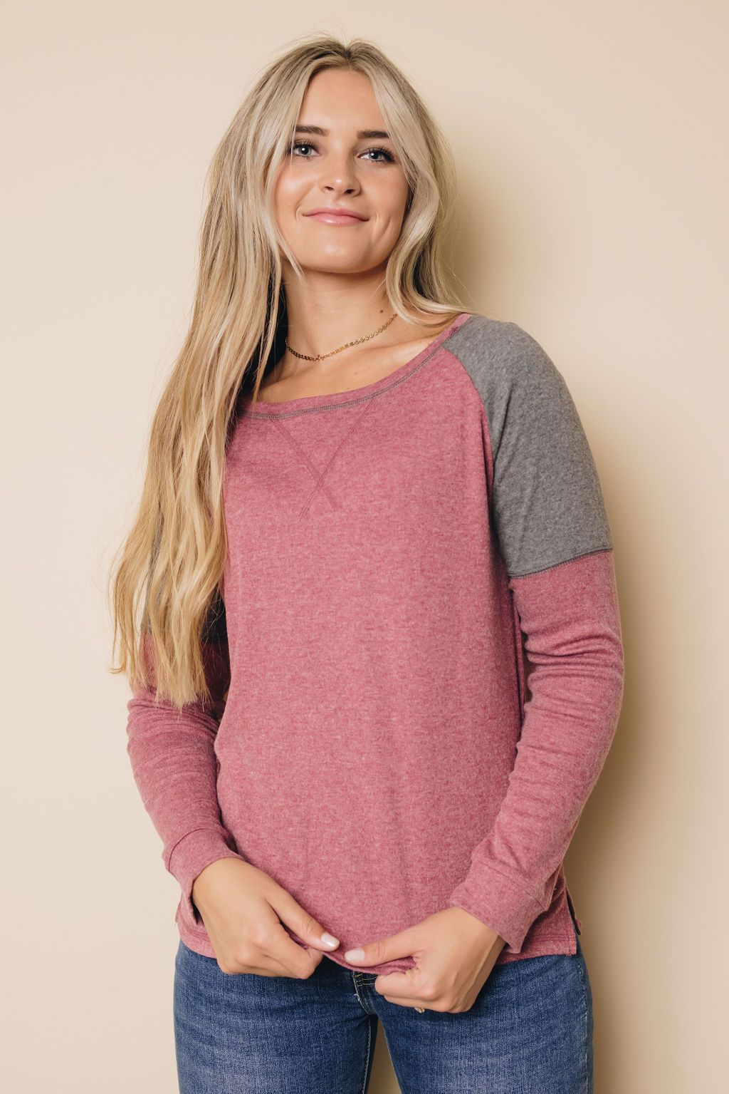 Gene Color Block Top