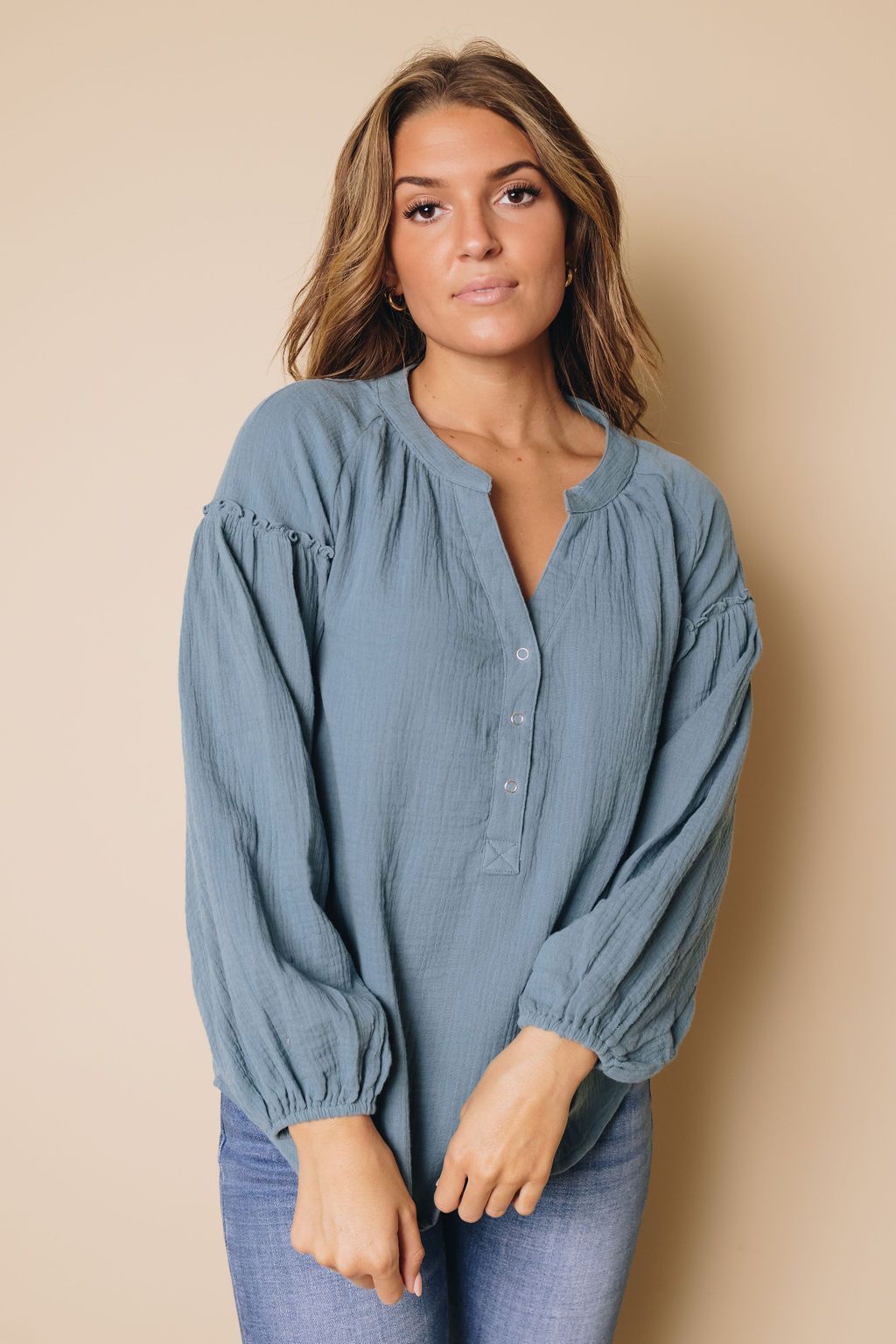 Fable Balloon Sleeve Top