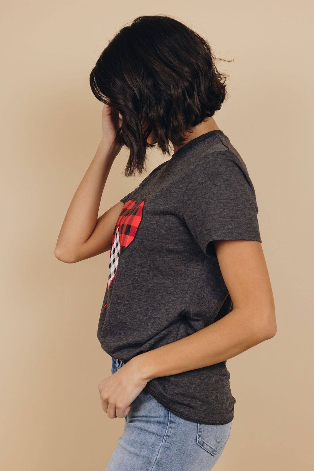 Heart Like Yours Plaid Tee