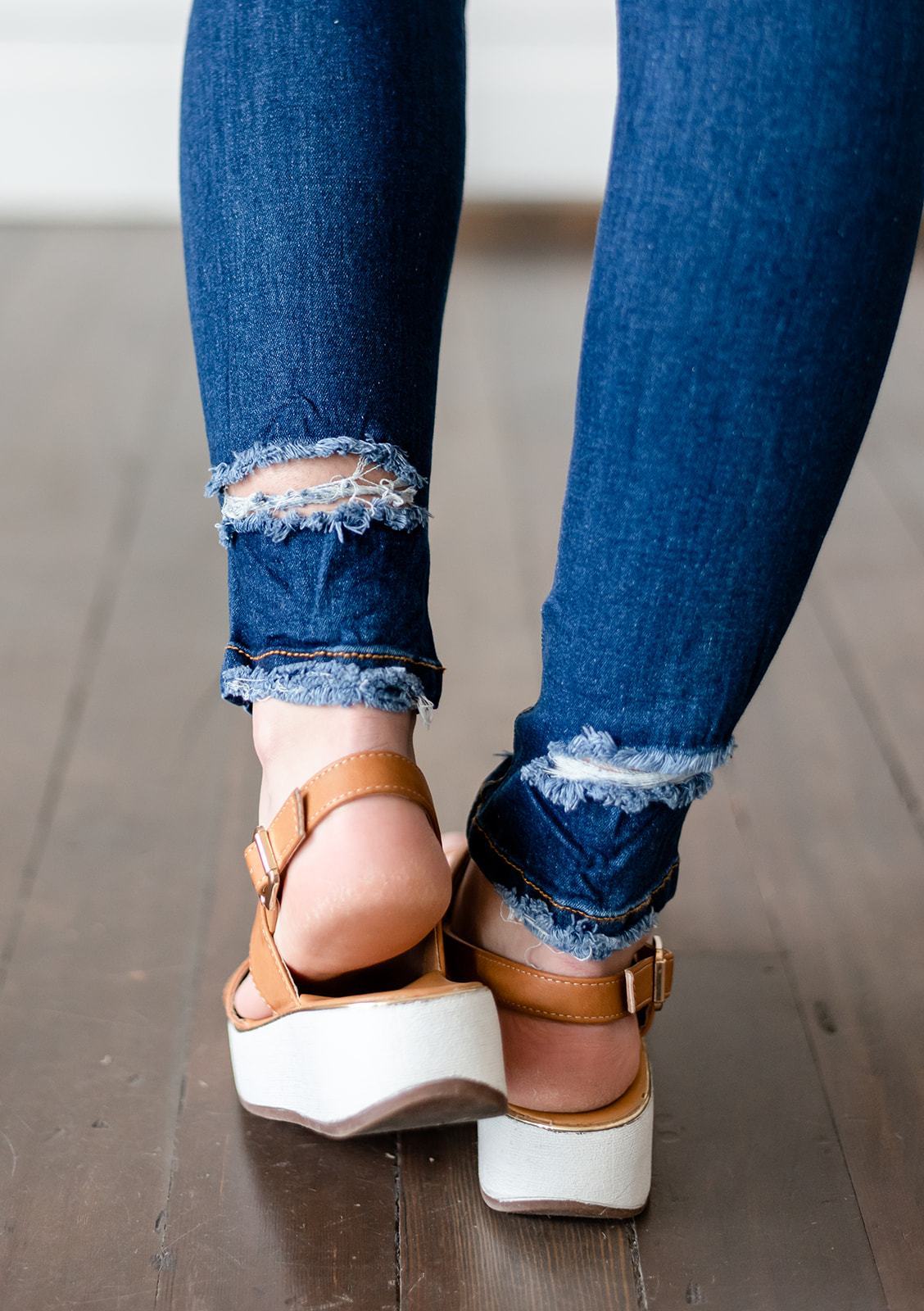 Blake Distressed Skinnies