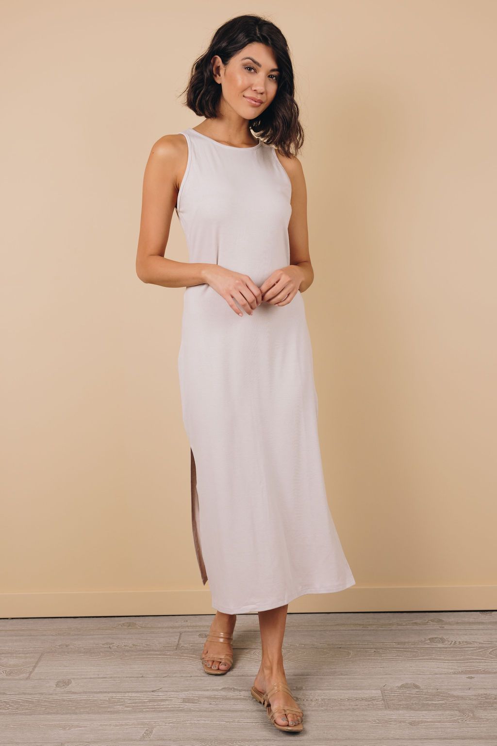 Save Me Side Slit Midi Dress