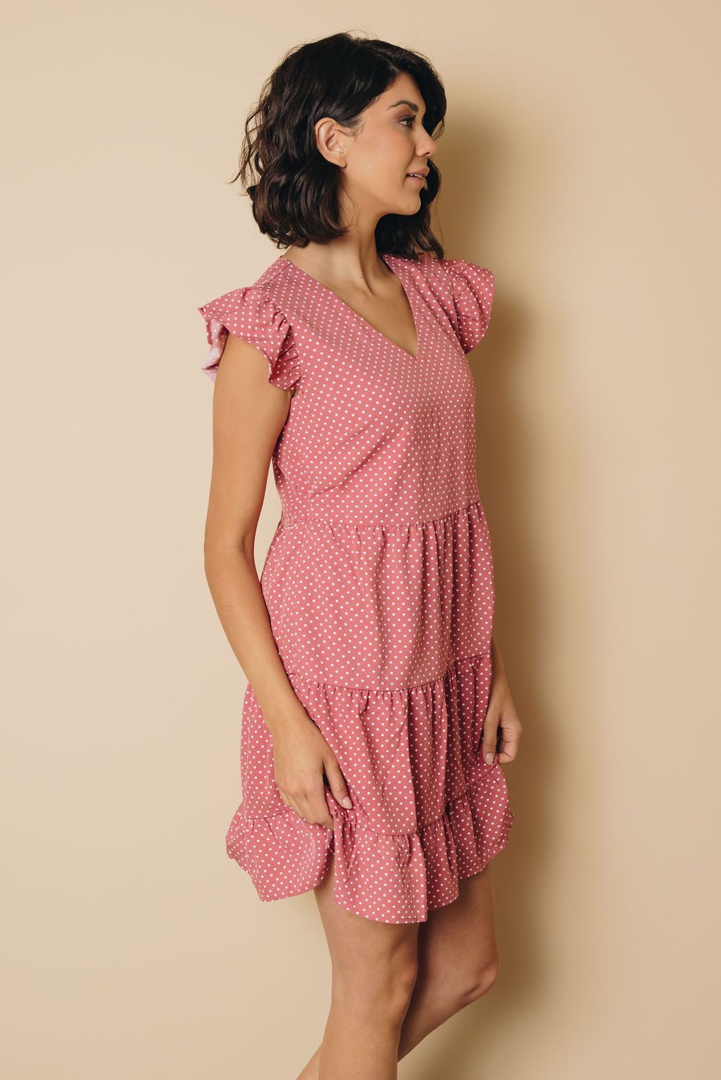 Hoyt Swiss Dot Midi Dress