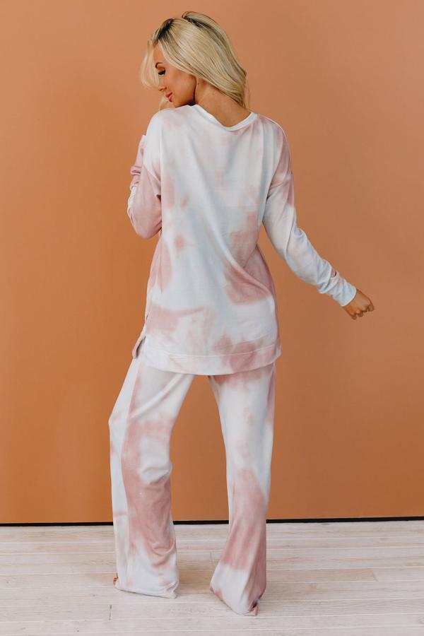 I'm Breaking Free Tie Dye PJ Set