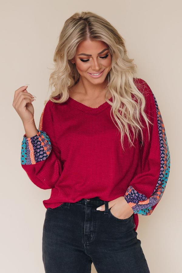 Shake it Up Thermal Top