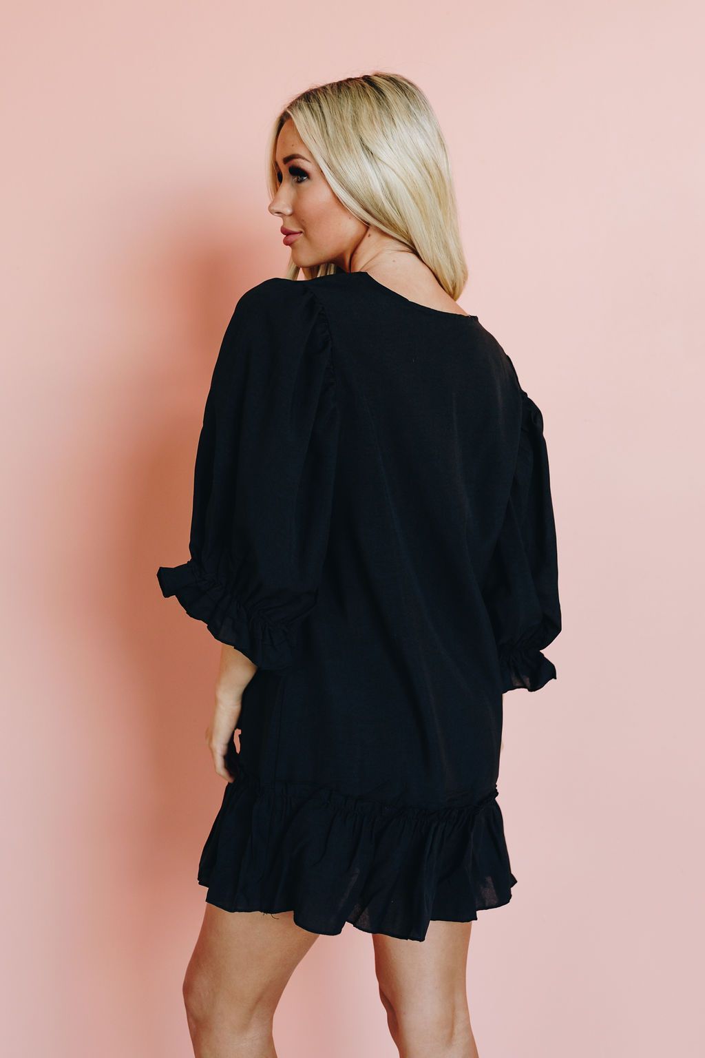 Hold On Tiered Tunic Dress