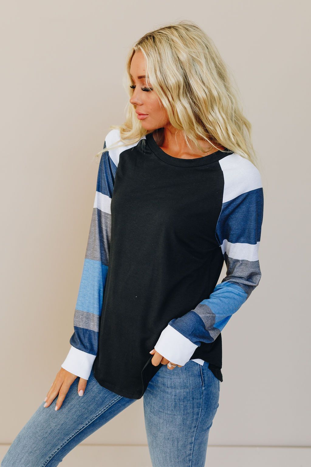 Stripe It Up Long Sleeve Tee