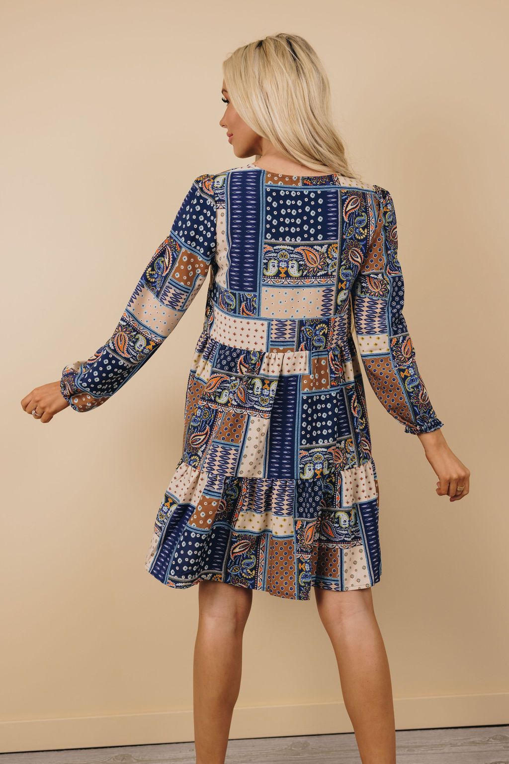 Swing By Printed Mini Dress