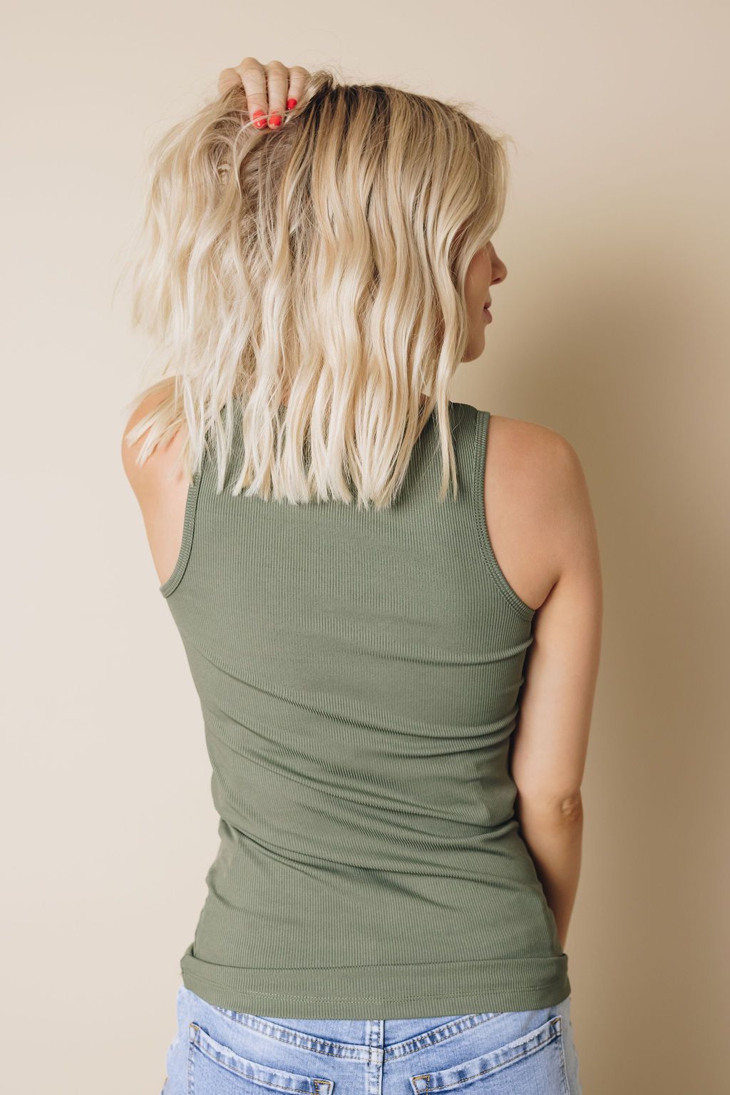 Beckham Ribbed Knit Tank