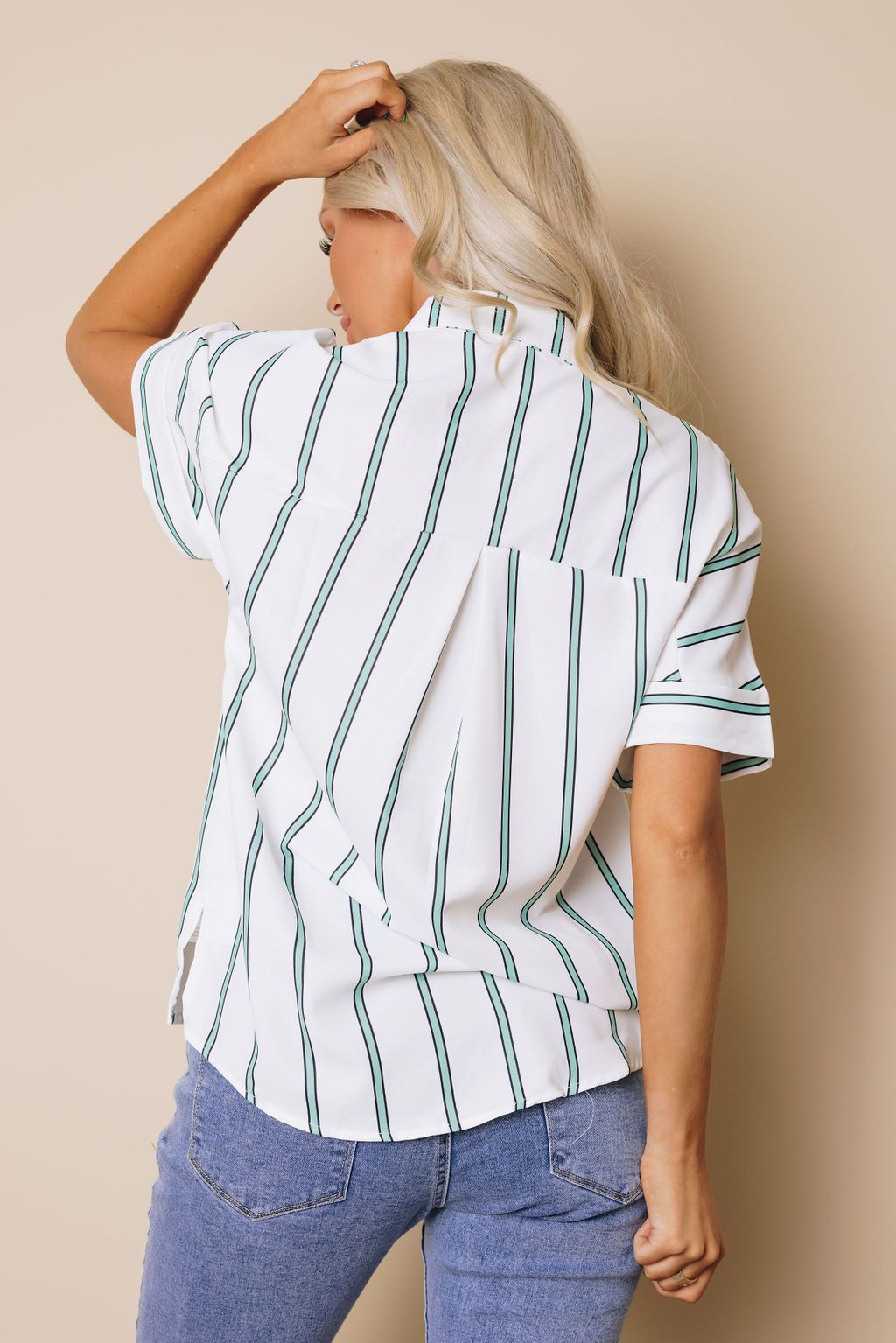 Mel Striped Buttoned Shirt