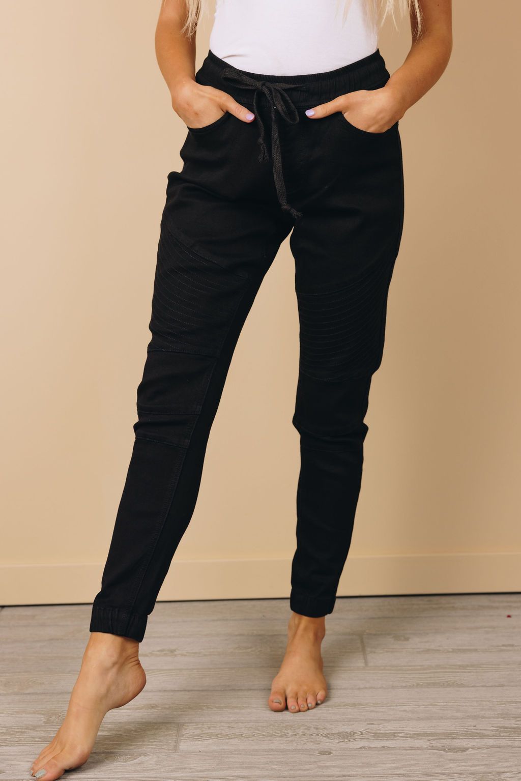 Serenity Elastic Drawstring Waist Pants