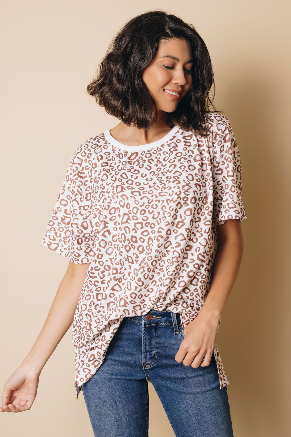 Luna Plus Size Leopard Top