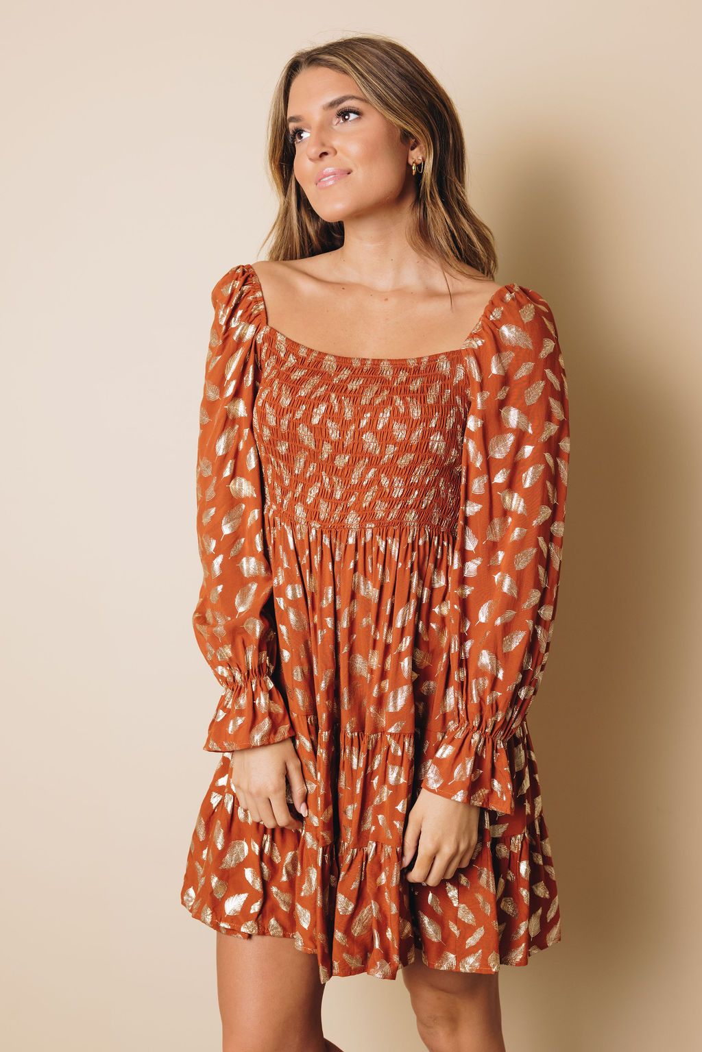 Ashton Ruffled Mini Dress