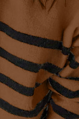 Days Go By Striped Turtleneck Sweater