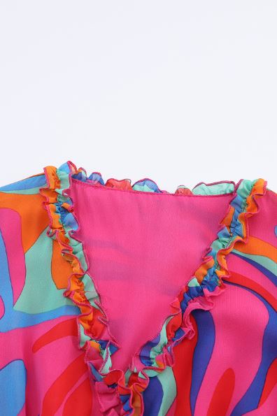 Free Spirit Ruffle Maxi Dress